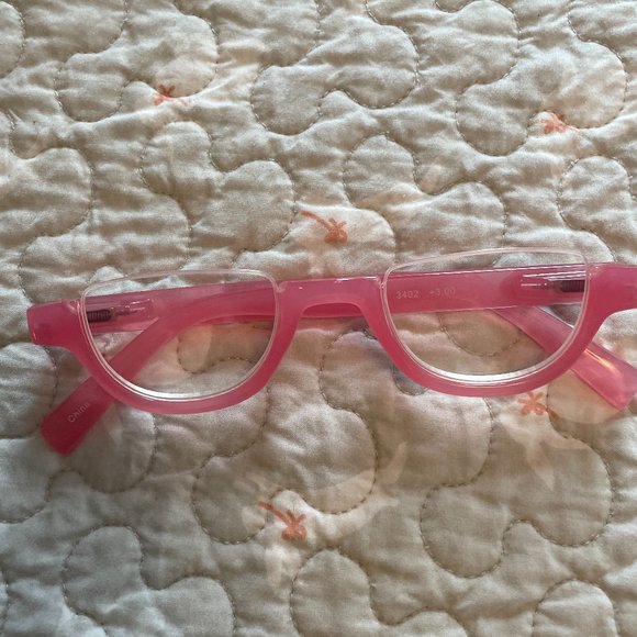 readers.com Accessories - Super Cute Pink Half Glasses Readers / "Cheaters" Shay  +3.00